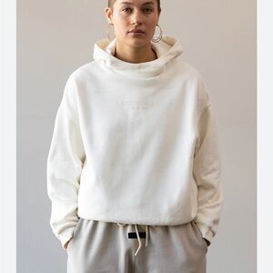 Essentials Fear Of God Cloud Dancer Hoodie